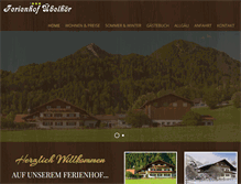 Tablet Screenshot of ferienhof-uebelhoer.de